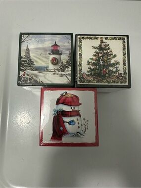 Holiday Decorative Note Pads - Set of Three